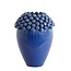 Light en Living Vaas deco Ø32x43,5 cm LOVRO keramiek donkerblauw