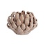 Light en Living Theelicht Ø10,5x7,5 cm SERINA porselein bruin