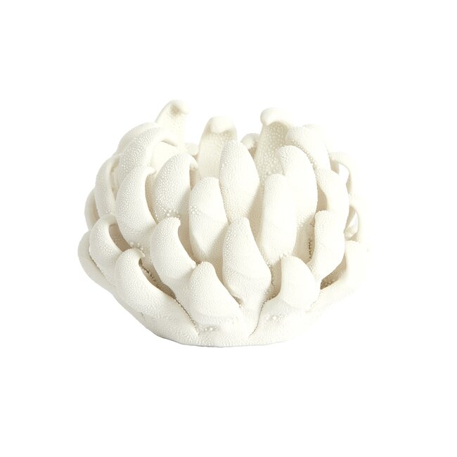 Light en Living Theelicht Ø10,5x7,5 cm SERINA porselein crème