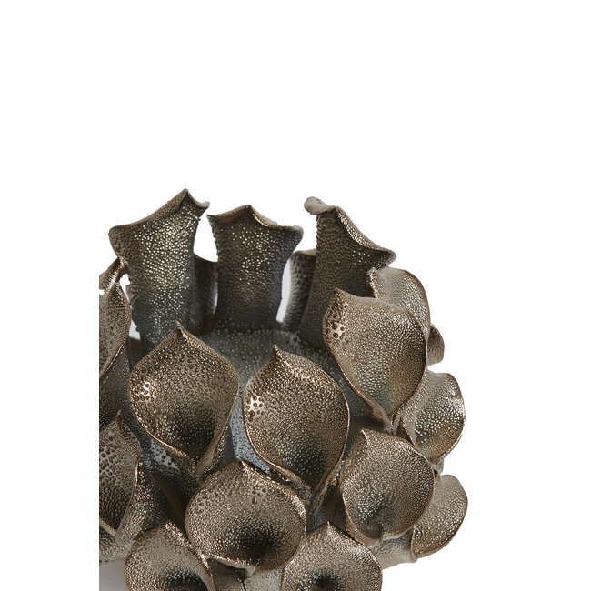 Light en Living Theelicht  Ø10x8 cm  cm SOREJA porselein brons