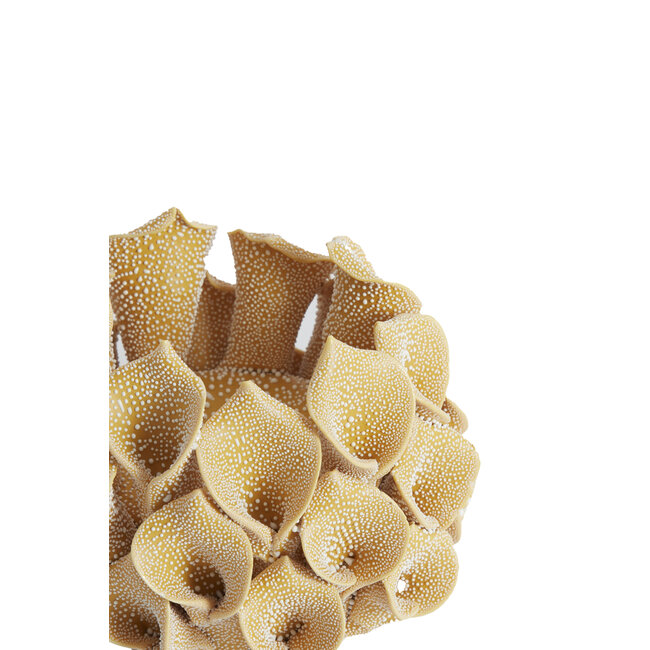 Light en Living Theelicht  Ø10x8 cm  cm SOREJA porselein geel