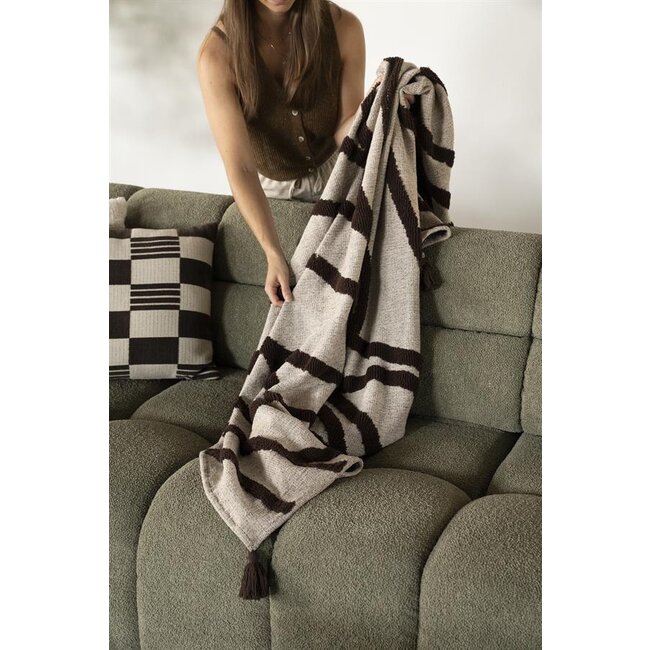 By Boo Plaid Majani – donker bruin