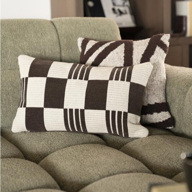 By Boo Kussen Twist 35x55 cm – bruin