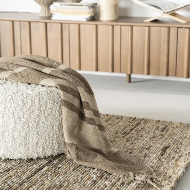 By Boo Vloerkleed Takara 160x230 cm - mosterd