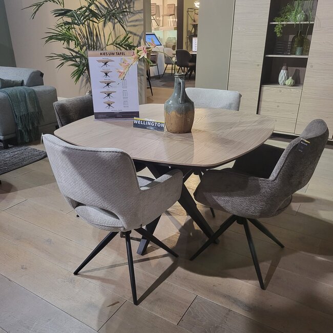 WoonMax Eettafel Wellington Deens vierkant Lamulux - Diverse afmetingen en kleuren