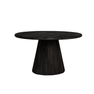 Tower Living Asti Eetkamertafel rond zwart 150 cm Tower Living Asti Eetkamertafel rond zwart 150 cm