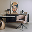 Tower Living Mura Armstoel - fabric Haga 39 cappuccino (draaibaar)