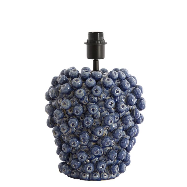Light en Living Lampvoet Ø25,5x27 cm BERRIES keramiek donker blauw
