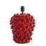 Light en Living Lampvoet Ø31,5x35 cm BERRIES keramiek rood