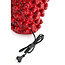 Light en Living Lampvoet Ø31,5x35 cm BERRIES keramiek rood