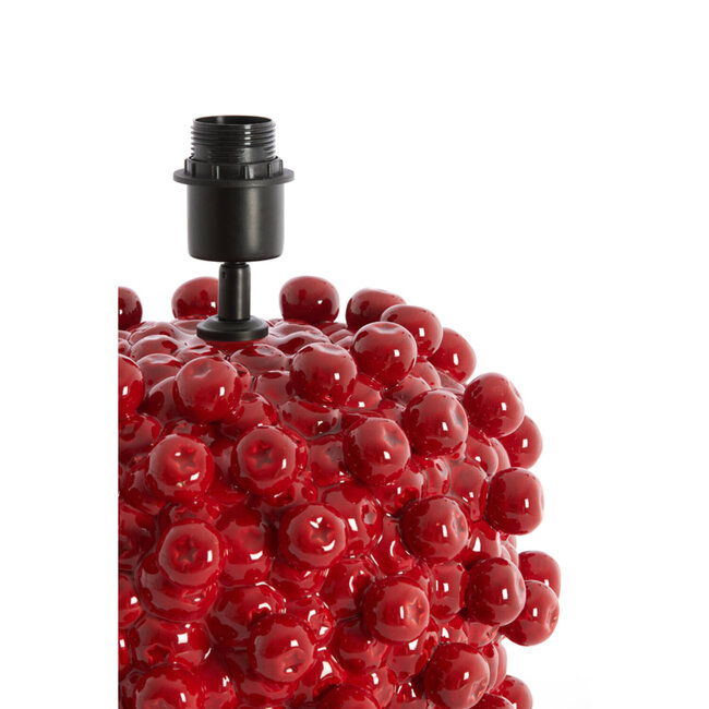 Light en Living Lampvoet Ø31,5x35 cm BERRIES keramiek rood