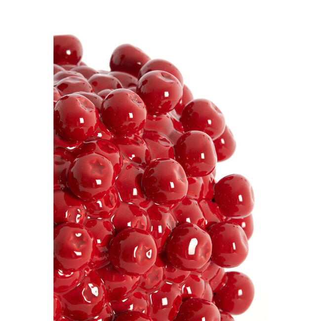 Light en Living Lampvoet Ø25,5x27 cm BERRIES keramiek rood