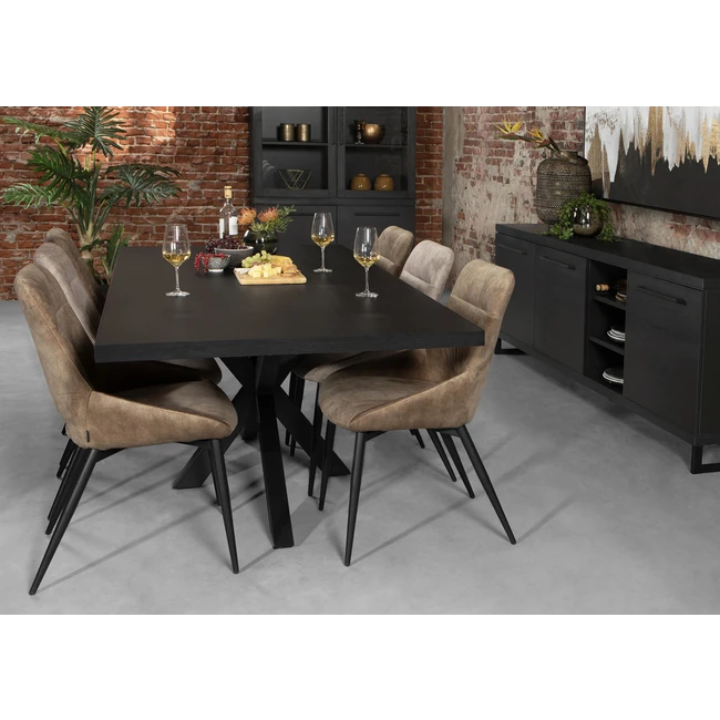 WoonMax Eettafel rechthoekig Novac - 4 afmetingen - Diverse kleuren