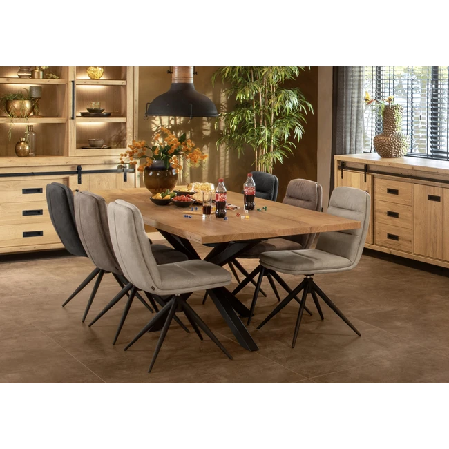 WoonMax Eettafel rechthoekig Novac - 4 afmetingen - Diverse kleuren