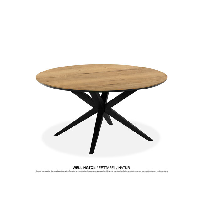 WoonMax Eettafel Wellington Rond Lamulux  - Diverse kleuren en afmetingen