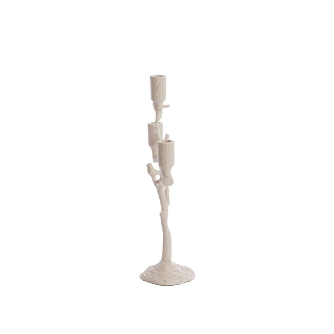 Light en Living Kandelaar 3L 26x11x42 cm JARDIA creme