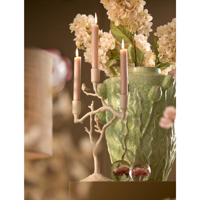 Light en Living Kandelaar 3L 26x11x42 cm JARDIA creme