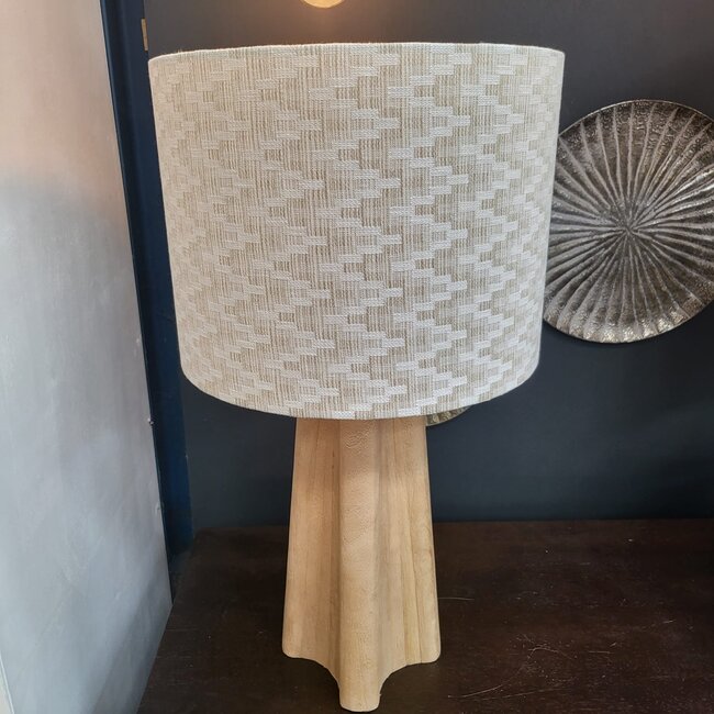 Light en Living Kap cylinder 40-40-30 cm JINX wit