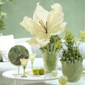 Light en Living Vaas deco Ø28,5x46,5 cm KYRAL keramiek mint groen Light en Living Vaas deco Ø28,5x46,5 cm KYRAL keramiek mint groen