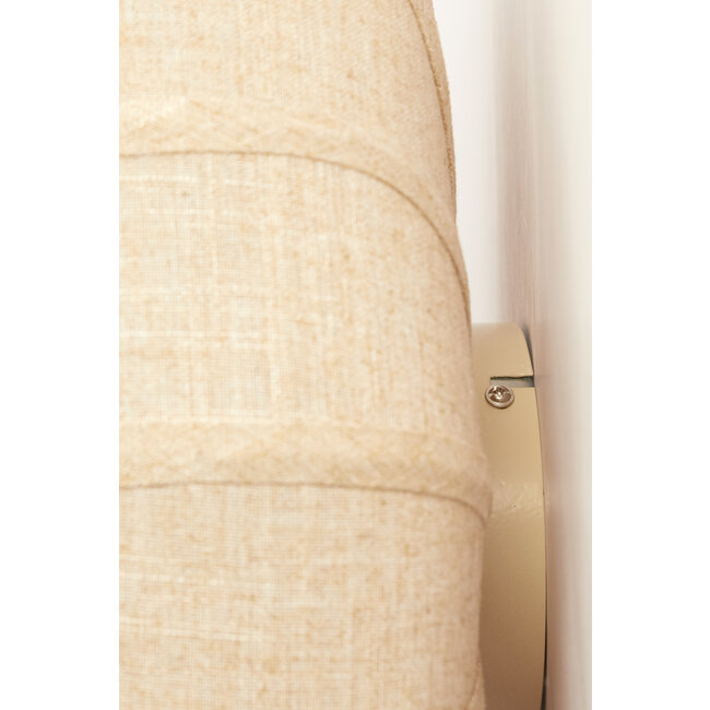 Light en Living Plafondlamp ZOSIA Ø40x21,5 cm Linnen Naturel – Light & Living