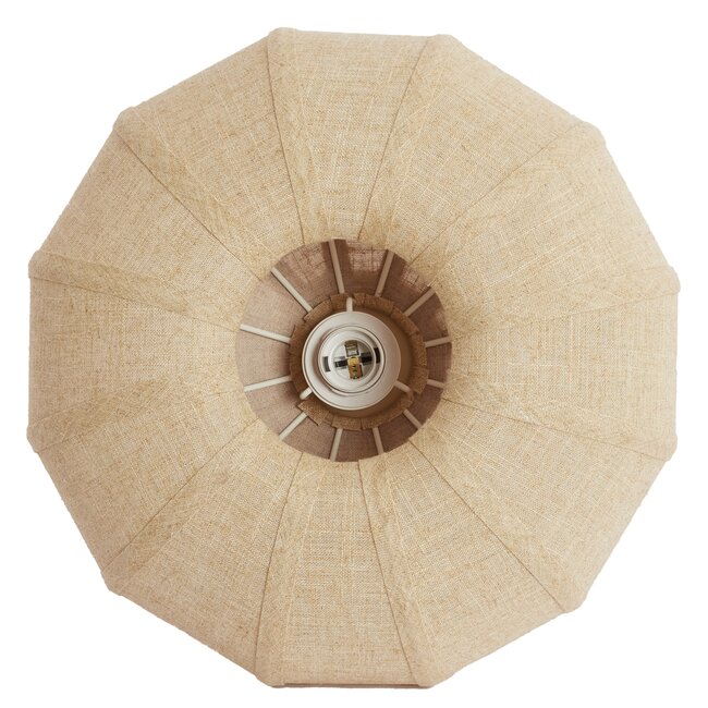 Light en Living Plafondlamp ZOSIA Ø40x21,5 cm Linnen Naturel – Light & Living
