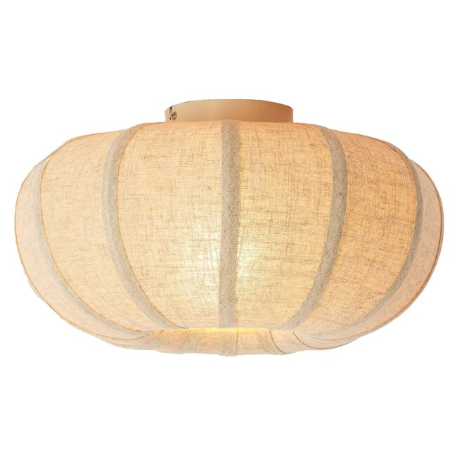 Light en Living Plafondlamp Ø50x24,5 cm ZOSIA linnen naturel