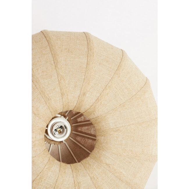 Light en Living Plafondlamp Ø50x24,5 cm ZOSIA linnen naturel