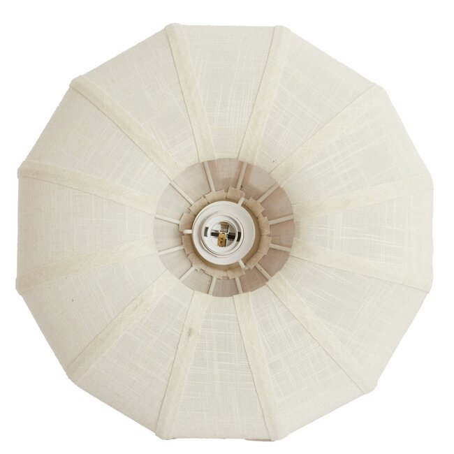Light en Living Plafondlamp Ø40x21,5 cm ZOSIA linnen crème