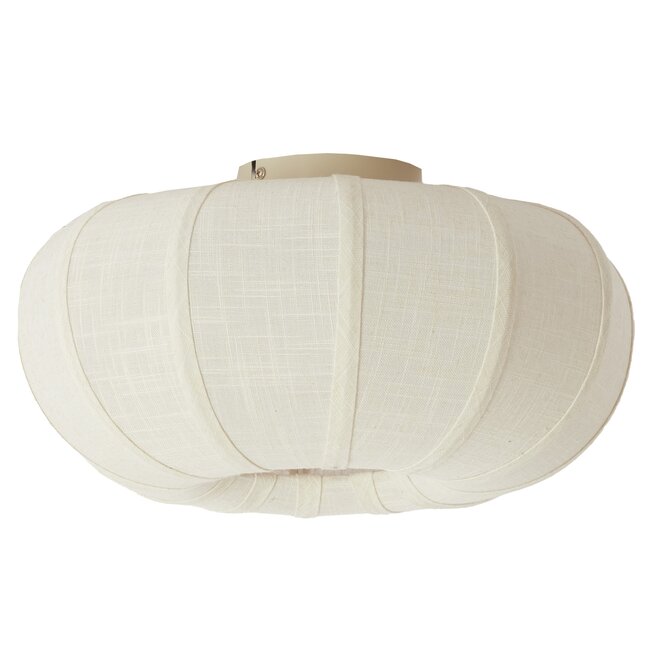 Light en Living Plafondlamp Ø50x24,5 cm ZOSIA linnen Crème