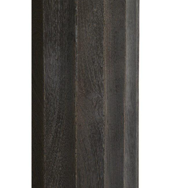 Light en Living Zuil ELLENA Ø35x80 cm | Hout Donkerbruin Mat – Light & Living