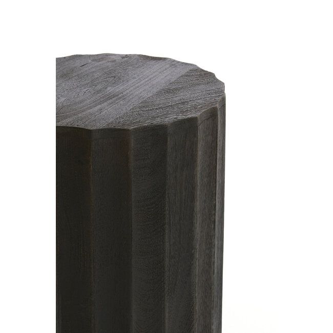 Light en Living Zuil ELLENA Ø35x60 cm | Hout Donkerbruin Mat – Light & Living