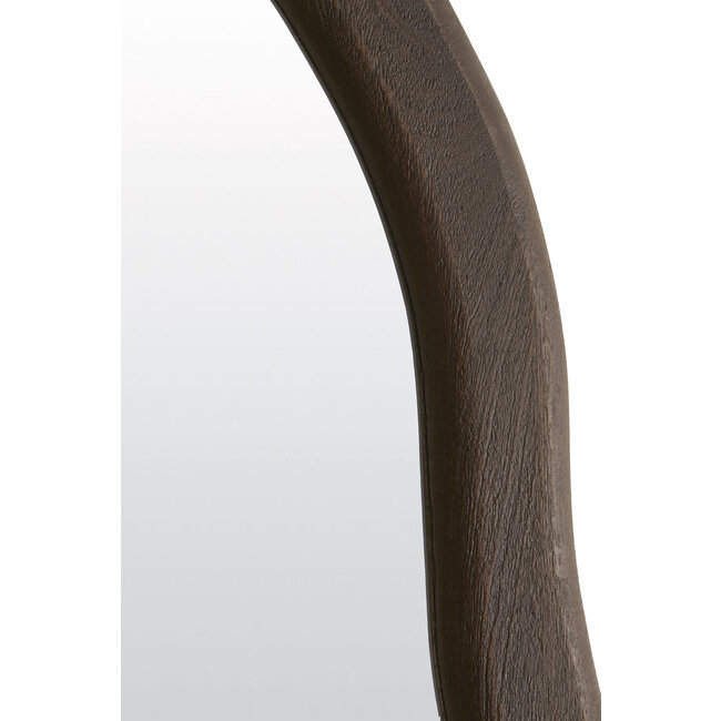 Light en Living Spiegel RUTH 84x200 cm | Organisch Houten Frame Grijsbruin – Light & Living
