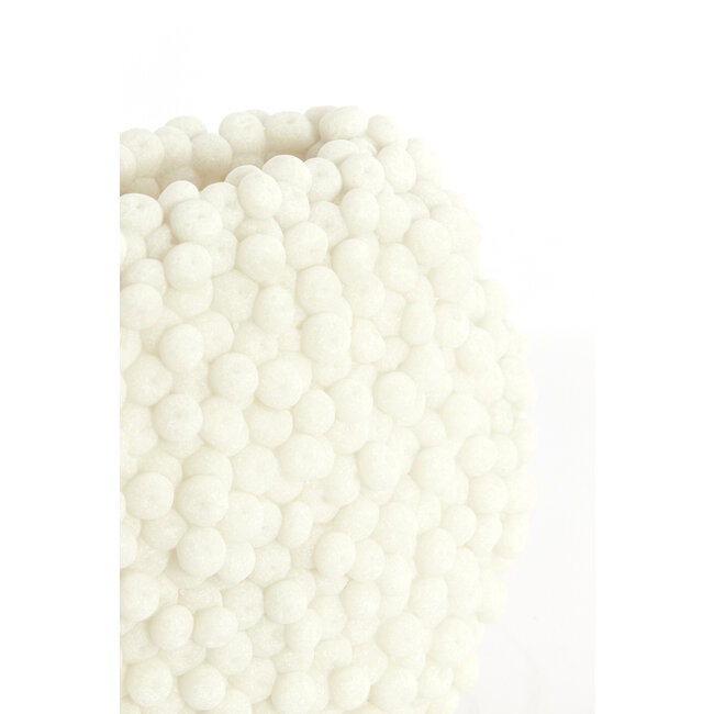 Light en Living Vaas deco 44x19x37 cm BERRIES beige – Light & Living