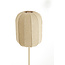 Light en Living Vloerlamp SOLUNE Ø35x165 cm Naturel + Crème – Light & Living