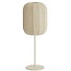 Light en Living Tafellamp SOLUNE Ø25x70 cm – Naturel & Crème | Light & Living