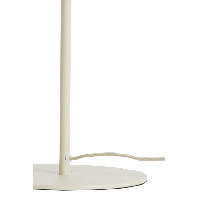 Light en Living Tafellamp SOLUNE Ø25x70 cm – Naturel & Crème | Light & Living