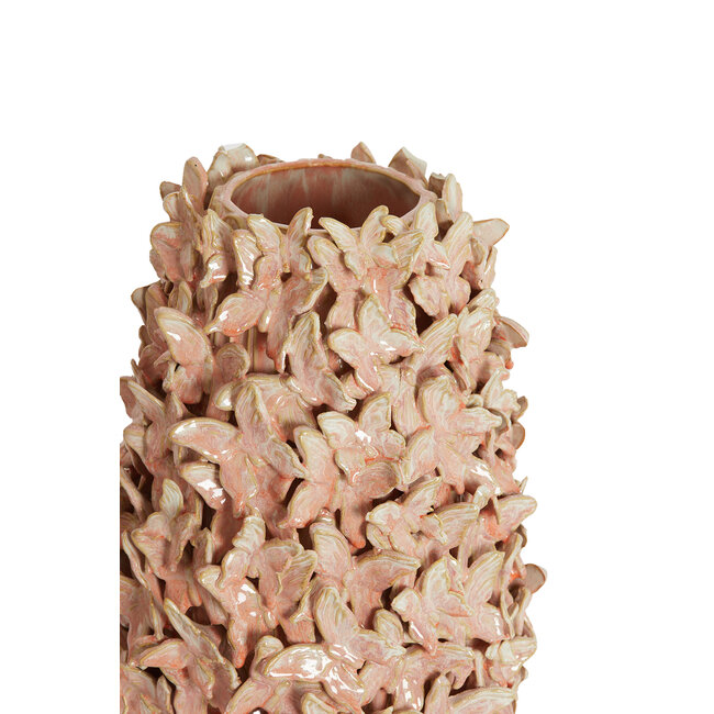 Light en Living Vaas MARIPOSA Ø23x36,5 cm – Keramiek Roze | Light & Living