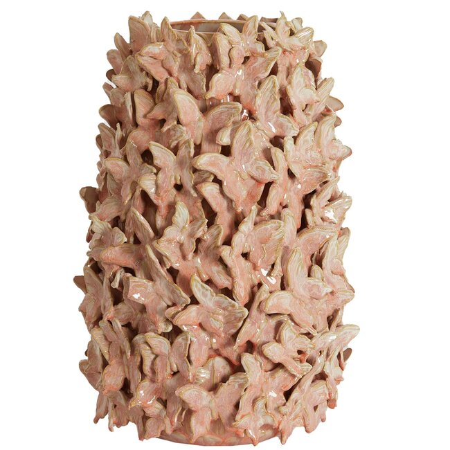 Light en Living Vaas MARIPOSA Ø23x36,5 cm – Keramiek Roze | Light & Living