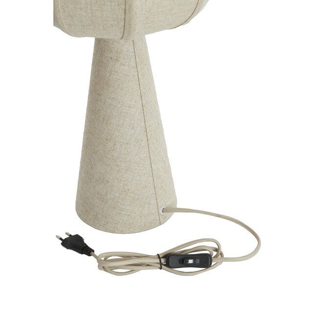 Light en Living Tafellamp Ø30x56 cm SORELLA linnen naturel