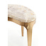 Light en Living Salontafel GIULIO 51x33x36 cm – Taupe Marmer & Antique Bronze | Light & Living