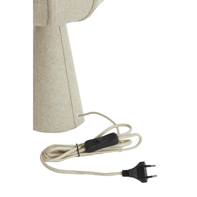 Light en Living Tafellamp Ø23x40 cm SORELLA linnen naturel