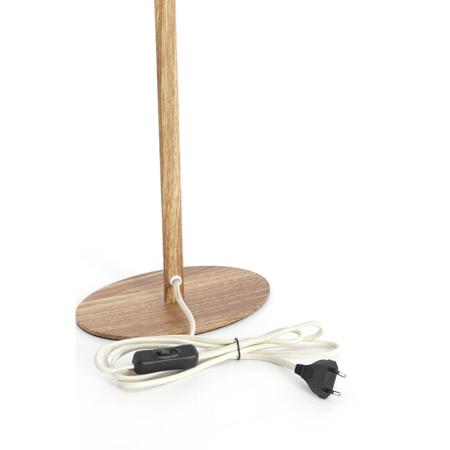 Light en Living Lampvoet CERINI 20x13x46 cm – Houtprint Naturel | Light & Living