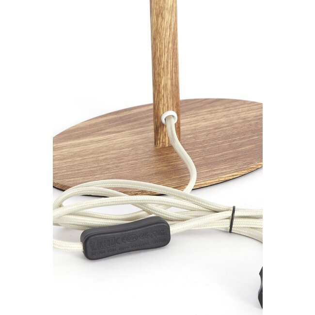 Light en Living Lampvoet CERINI 20x13x46 cm – Houtprint Naturel | Light & Living