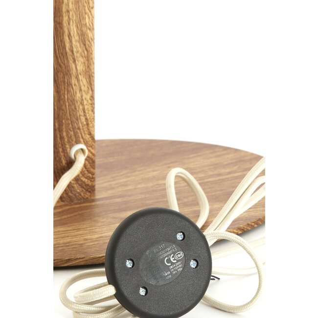 Light en Living Vloerlamp CERINI 30x20x130 cm – Houtprint Naturel | Light & Living