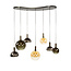WoonStijl Hanglamp 4+3L Cluster