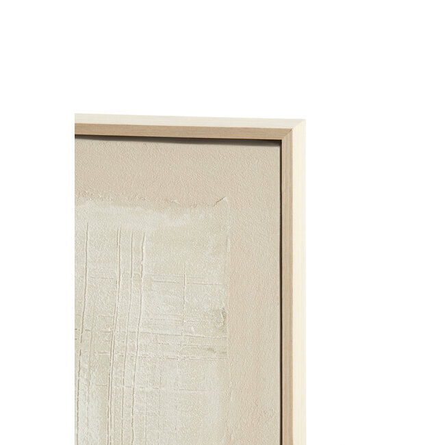 Light en Living Wandornament 60x3,5x80 cm MAREYA olijfgroen+crème