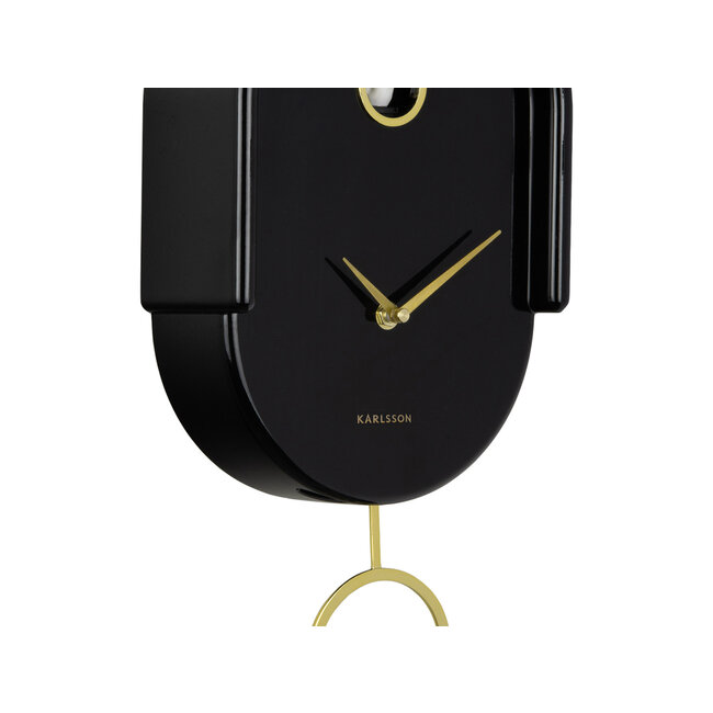 Karlsson Wandklok Tweet zwart