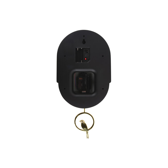 Karlsson Wandklok Tweet zwart