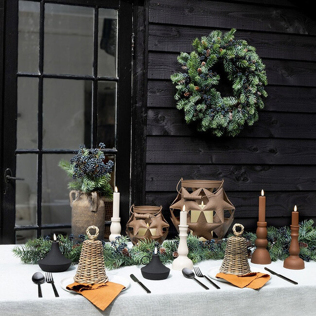 Countryfield Kaars LED Tabe L crème