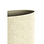 Light en Living Kap ovaal recht smal hoog 30-15-25 cm RIF  zand